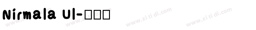 Nirmala Ul字体转换